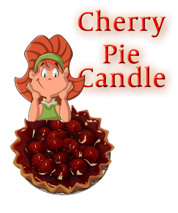 9 Inch Cherry Pie 3 Wicks